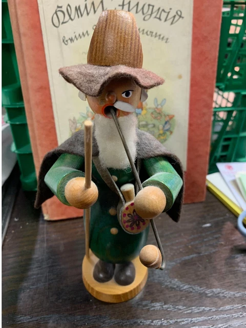 schönes Räuchermännchen RICHARD GLÄSSER Hirte 19cm Erzgebirge 