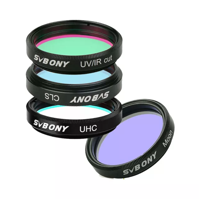 SVBONY 1.25'' Telescope Filters UHC /CLS/ Moon/ UV/IR Cut Astronomy observation