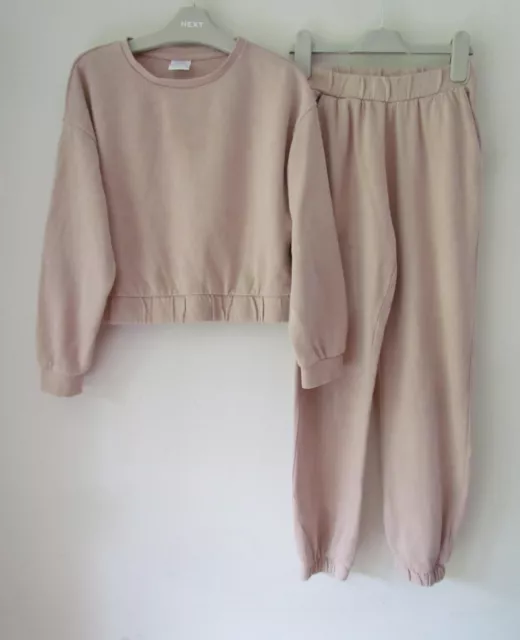 Zara Girls 2 Piece Track Suit Crop Top & Joggers Outfit age 9     BH351g