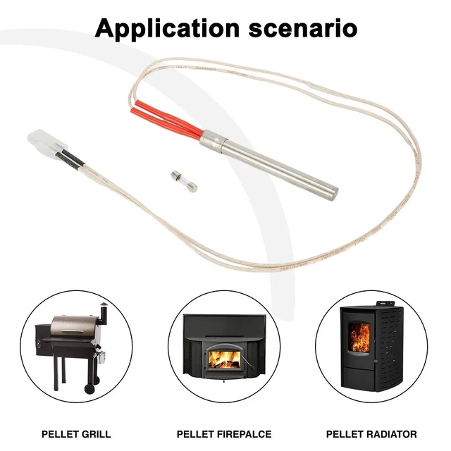 Tige D'allumage Hot Rod Pour Barbecue à Pellets Louisiana - 120V, 300W, 215mm, Remplace 1401632842 - 8