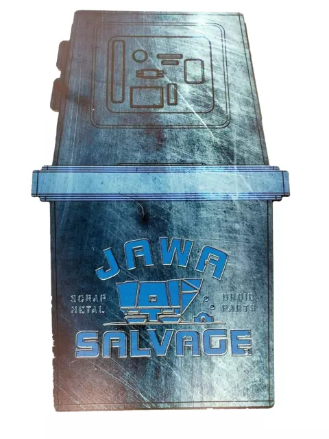 Disney Star Wars Galaxy's Edge Jawa Droid Depot Metal Sign Scrap Salvage New