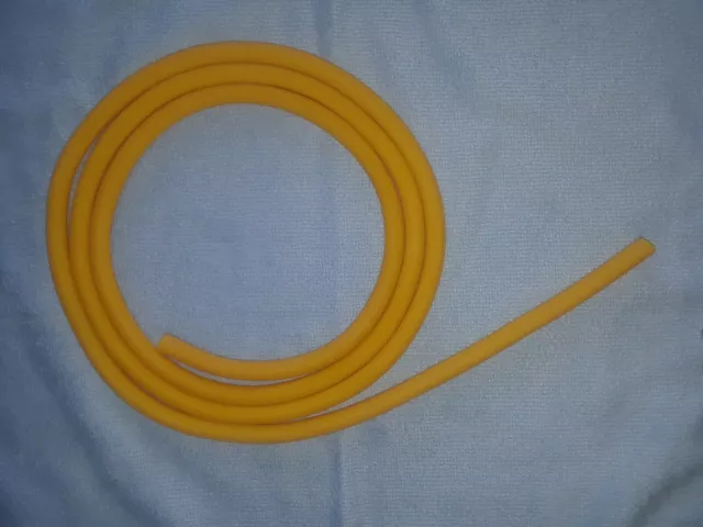 6 Feet Natural Latex /Surgical Tubing 1/4"id x 1/16" wall x 3/8"od New Yellow