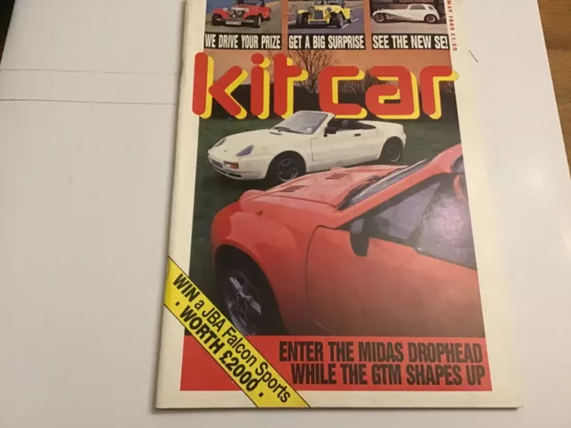 kit car may 1989 GTM Rossa Shooter mini marcos Midas Falcon jba Nobles hit