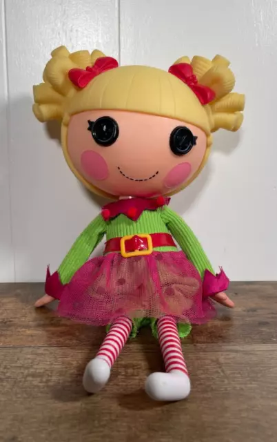 Lalaloopsy Holly Sleighbells Elf 12” Full Size Doll Reindeer Retired 2009