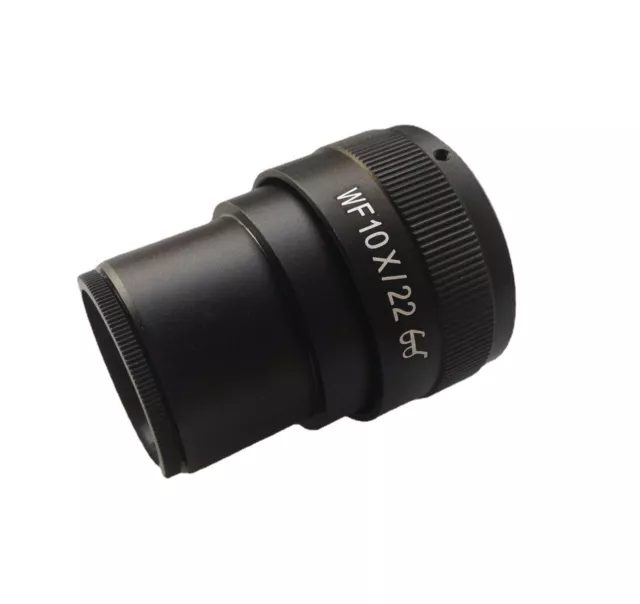 Microscope Eyepieces WF10X 22MM Diopter-adjustable w/ Reticle High Eye-point