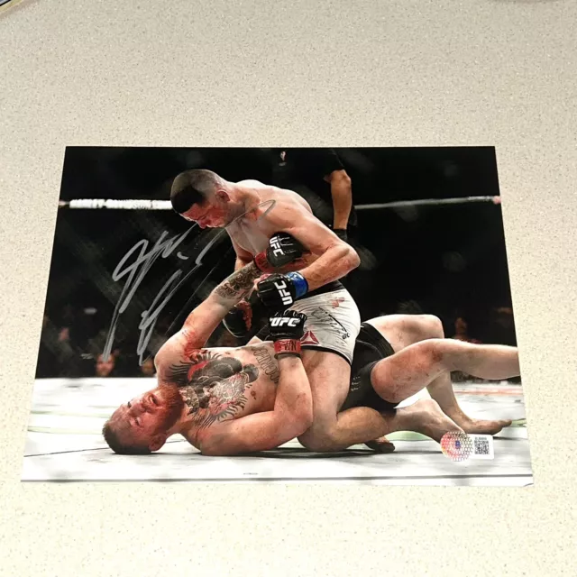 NATE DIAZ signed autographed 8X10 UFC FIGHTER MMA CHAMPION BECKETT BAS COA