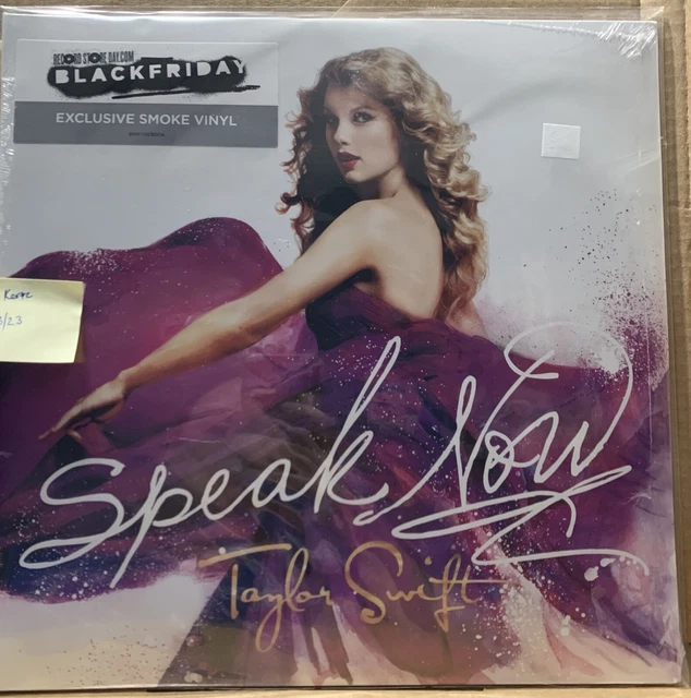 TAYLOR SWIFT Speak Now Record Store Day Rsd Smoke Vinyl Lp New