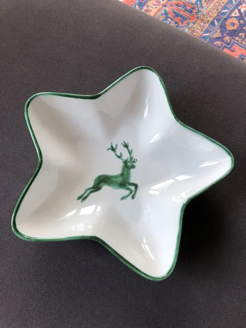 Gmundner Keramik Grigio Hirsch Ciotola per Müsli Grande D: 14 CM