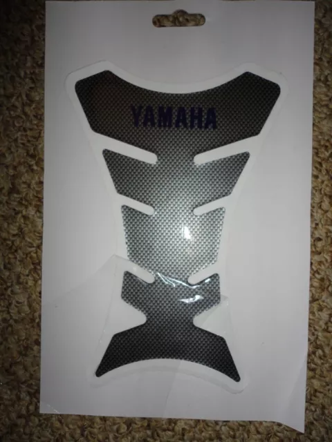 3D Gel Fuel/Gas Tank Pad Protector Decal/Sticker Carbon Look - Fits Yamaha Cycle