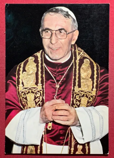 Cartolina Commemorativa - Papa Giovanni Paolo I - 1978