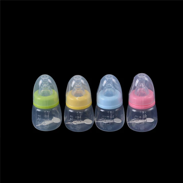 Biberón de silicona para bebé de 60 ml biberón de alimentación infantil jugo biberones de agua Nueva York