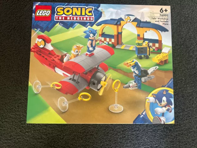 LEGO Sonic The Hedgehog 76991 Tails Workshop and Tornado Plane NEW