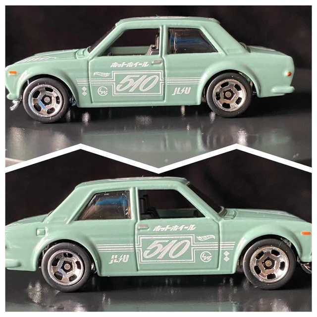 Hot Wheels - '71 Datsun 510 Bluebird - Druckguss Sammlerstück - 1:64 - **BRANDNEU