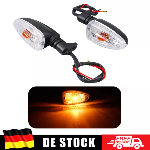 Par de luces de luz de señal de giro delantera para BMW F650GS F800GS F800R R1200GS