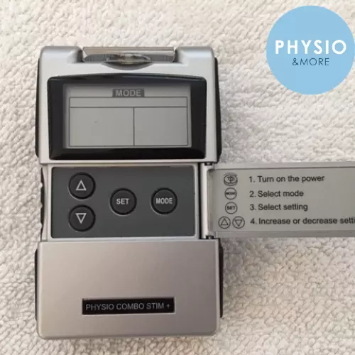 PHYSIO DIGITAL Combo stim+ TENS EMS Machine  UNIT 4 pads physio support 100mA