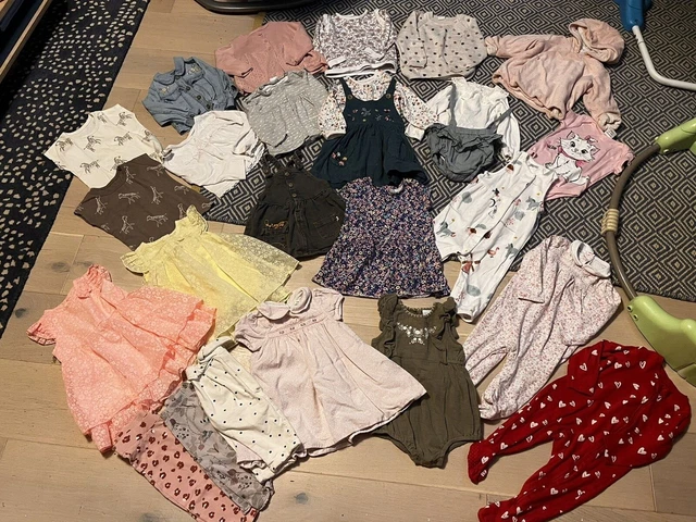 Baby Girl 6-9 Month Clothes Outfit Bundle - NEXT, M&S, H&M, John Lewis