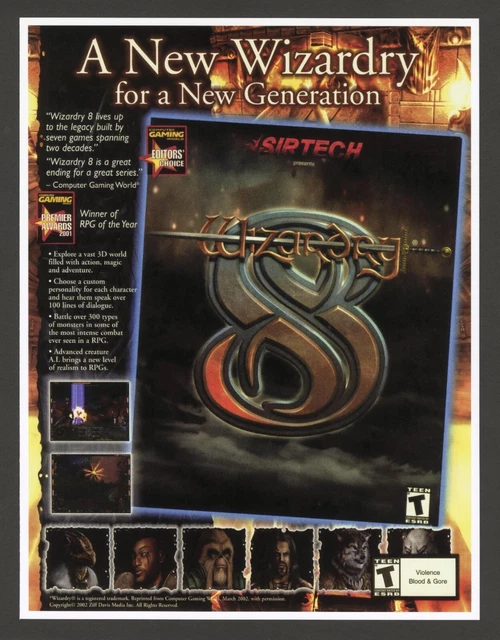 PCゲーム Wizardry Legacy -BCF,CDS & 8-