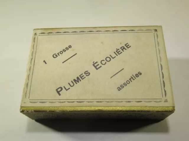 Boite de plumes « PLUMES ECOLIERES » - Box of nibs « PLUMES ECOLIERES »