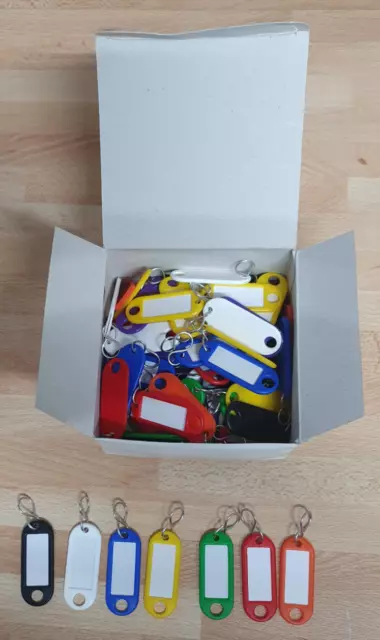 89 x WEDO Schlüsselanhänger Schlüsselschilder Schlüsselring S-Haken sortiert