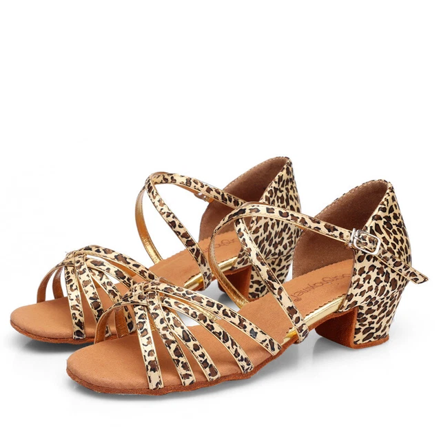 Tacco 4cm Punta Aperta Scarpe Da Ballo Latino Donna Con Tacco 4 Cm | Punta Aperta Per Salsa E Bachata Tacco 4cm Salsa - Foto 7