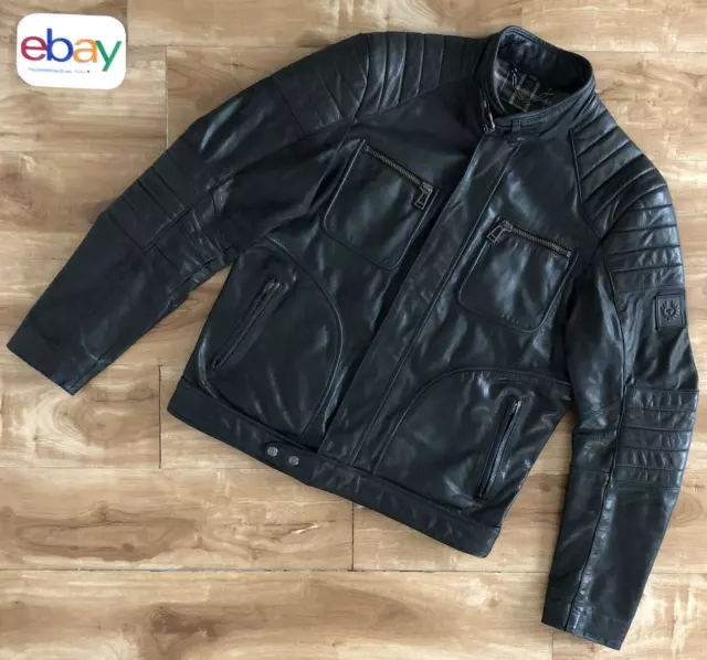 Belstaff clenshaw sales leather jacket