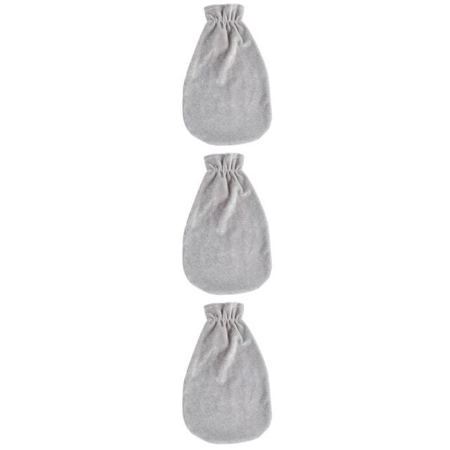 3 Pcs Hot Water Bottle Injection Warm Bag Winter Cover Hand Warmer