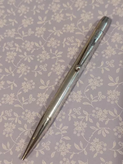 Vintage Sterling Silver. Longer Lead . Made In England.  Propelling Pencil.