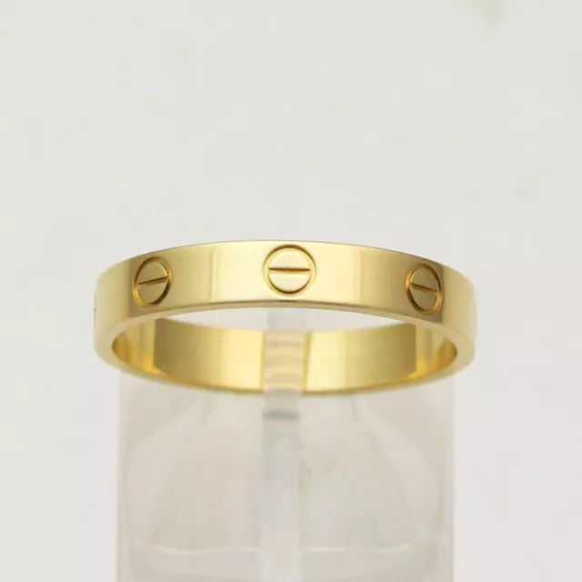 Cartier Love 18K Yellow Gold 3.6mm Wide Band  - US Size 9 - Euro Size 60