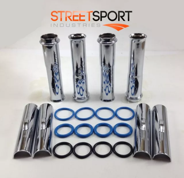 HARLEY DAVIDSON EVO Push Rod Covers + Seals 1984 1999 Changeout Set