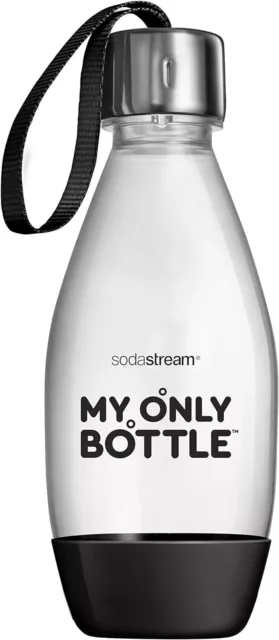 SodaStream My Only Bottle, Sparkling Water, Dishwasher Safe, Loop - 0.5L - Black