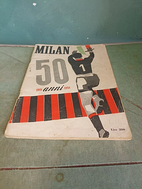 MILAN, 50 ANNI di storia calcistica (1901-1951) EUR 75,00 - PicClick IT