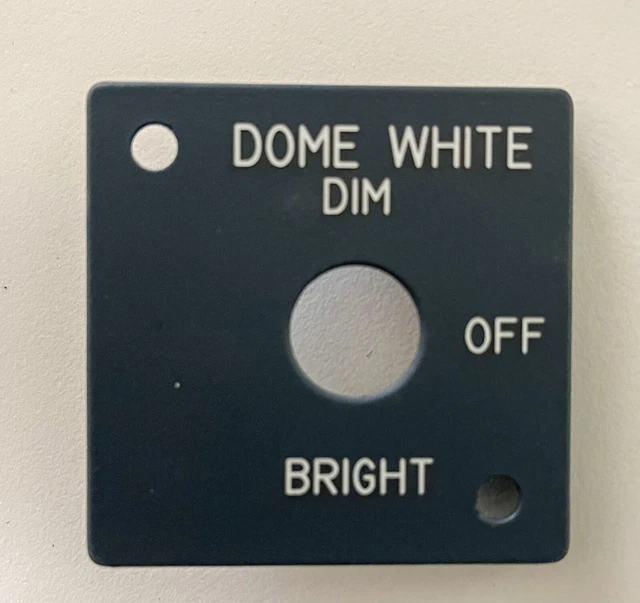 B737 BOEING OVERHEAD Domelight Lighplate Simvionics LED 5V Flightsim