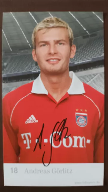 Andreas Görlitz FC Bayern München Autogrammkarte Saison 2005-06 AK FCB