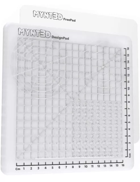 MYNT3D 3D Pen Mat Kit, DesignPad + FreePad 3D Pen Drawing Aid Silicone Mats New