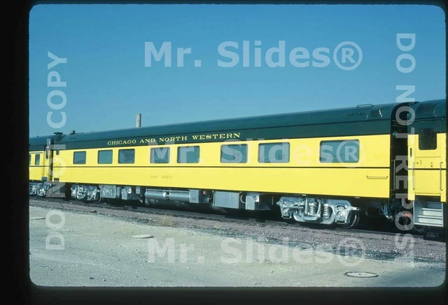Original Slide C&NW System Chicago & North Western Sleeper 'Lake Geneva' 411