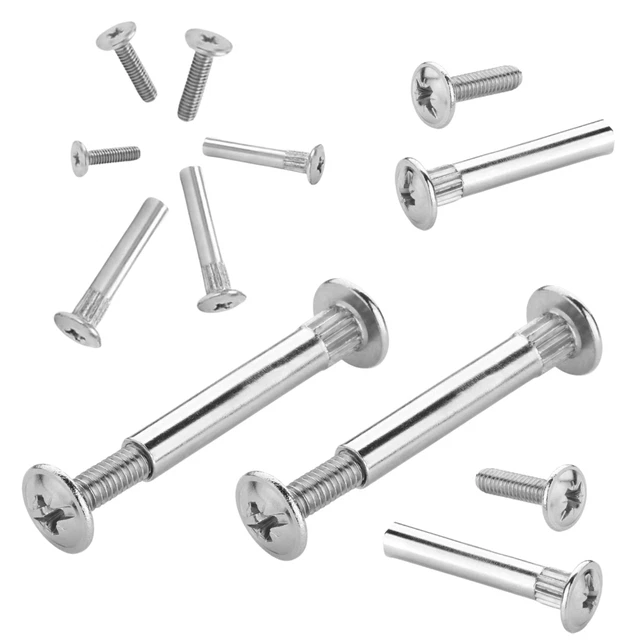 Viti Manicotto M4 Pressione Porta 5 Mm Vite Di Collegamento Acciaio - Foto 2