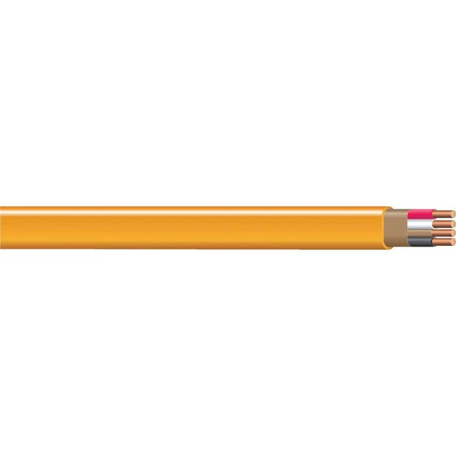 Romex 250 Ft. 10/3 Solid Orange NMW/G Electrical Wire 63948455 Romex 63948455 10