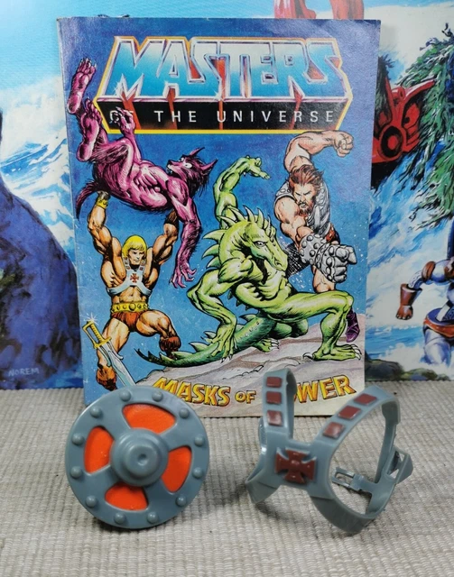 Masters of the Universe HE-MAN TAIWAN SCHILD + RÜSTUNG MOTU VINTAGE ZUSTAND TOP