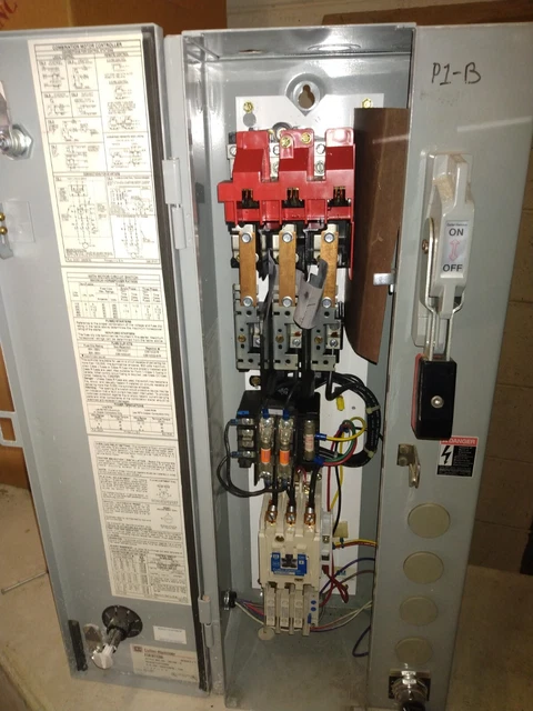 CUTLER HAMMER COMBINATION MOTOR CONTROLLER ECN1611CAA, 480 V, NEMA SIZE 2  45amp