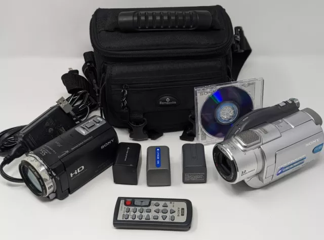 SONY HDR-CX430V Sony DCR-DVD405 Handycam Video Recorders (see description)