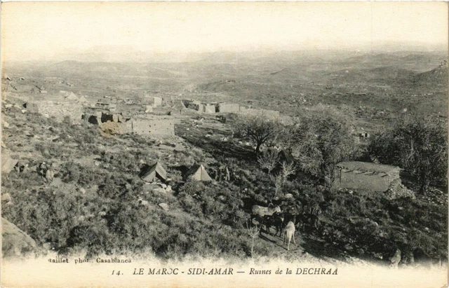 CPA AK MAROC SIDI-AMAR - Ruines de la DECHRAA (219552)