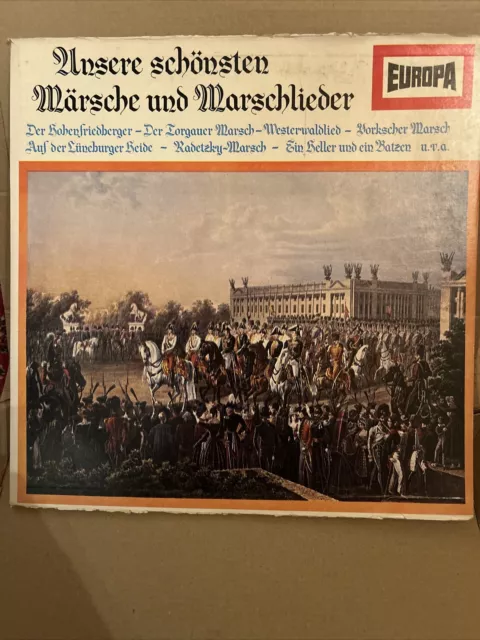 Unsere Schönsten Märsche Und Marschlieder - Lp Vinyl