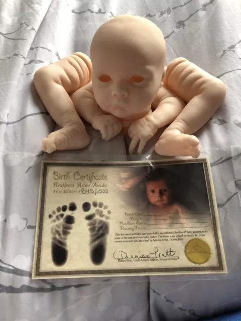 reborn asher limited edition awake kit brand new with certificate of authenticit