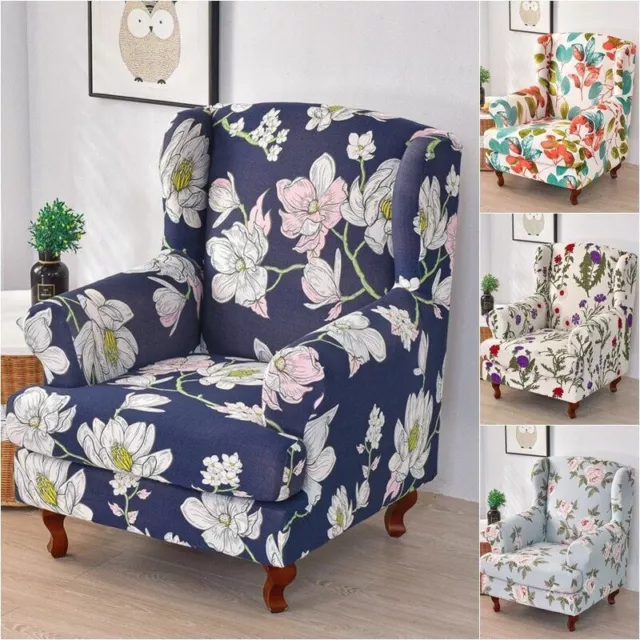 Wing Chair Cover Wingback Armchair Covers Removable Single Sofa Slipcovers