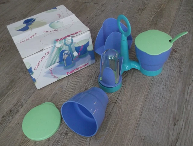 TRIO DE TABLE Tupperware - Ensemble De 3 Récipients - NEUF Sous Blister