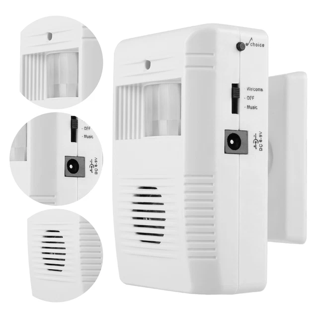 16 Music IR Motion Independent Sensor Store Home Welcome Door Bell Entry NEW