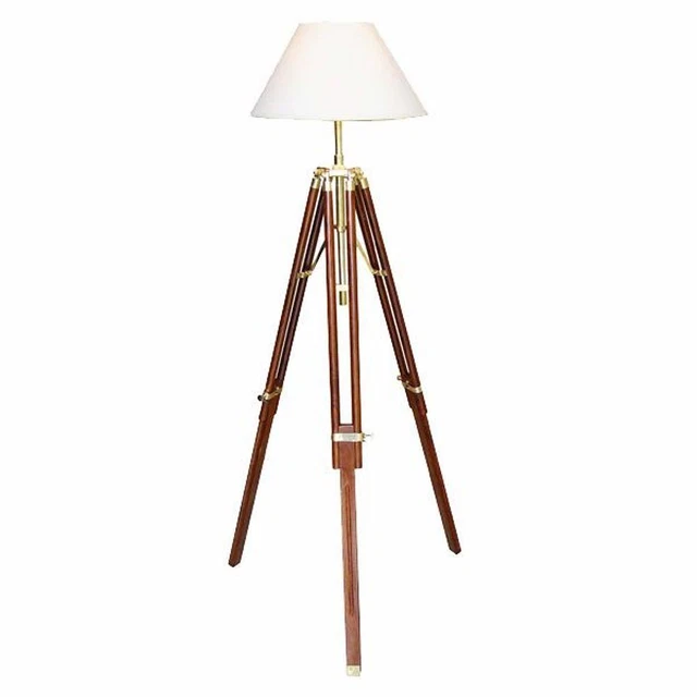Tripod Stehlampe, Stehleuchte, Stativlampe Dreibein Lampe, Bodenlampe 146 cm