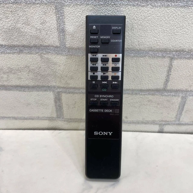 ★SONY★CASSETTEDECK リモコン RM-J701★動作未確認★ ☆SONY☆CASSETTEDECK リモコン RM-J701☆動作未確認☆ SONY RM