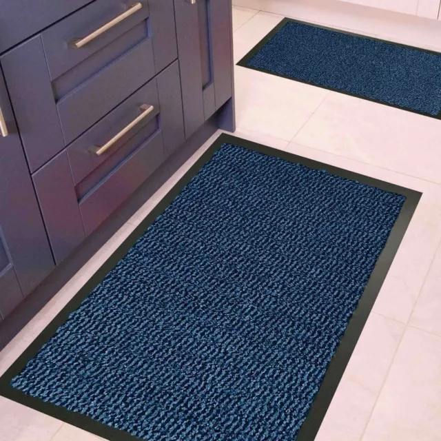 Large Heavy Duty Rubber Barrier Non Slip Door Mat Runner Rugs Back Hall Kitchen 3