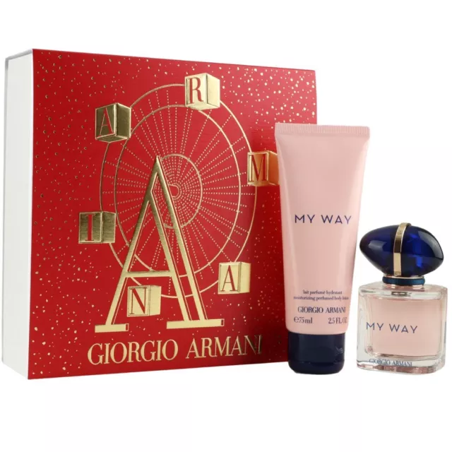 Giorgio Armani My Way Set 30 ml Eau de Parfum EDP & 75 ml Bodylotion OVP NEU